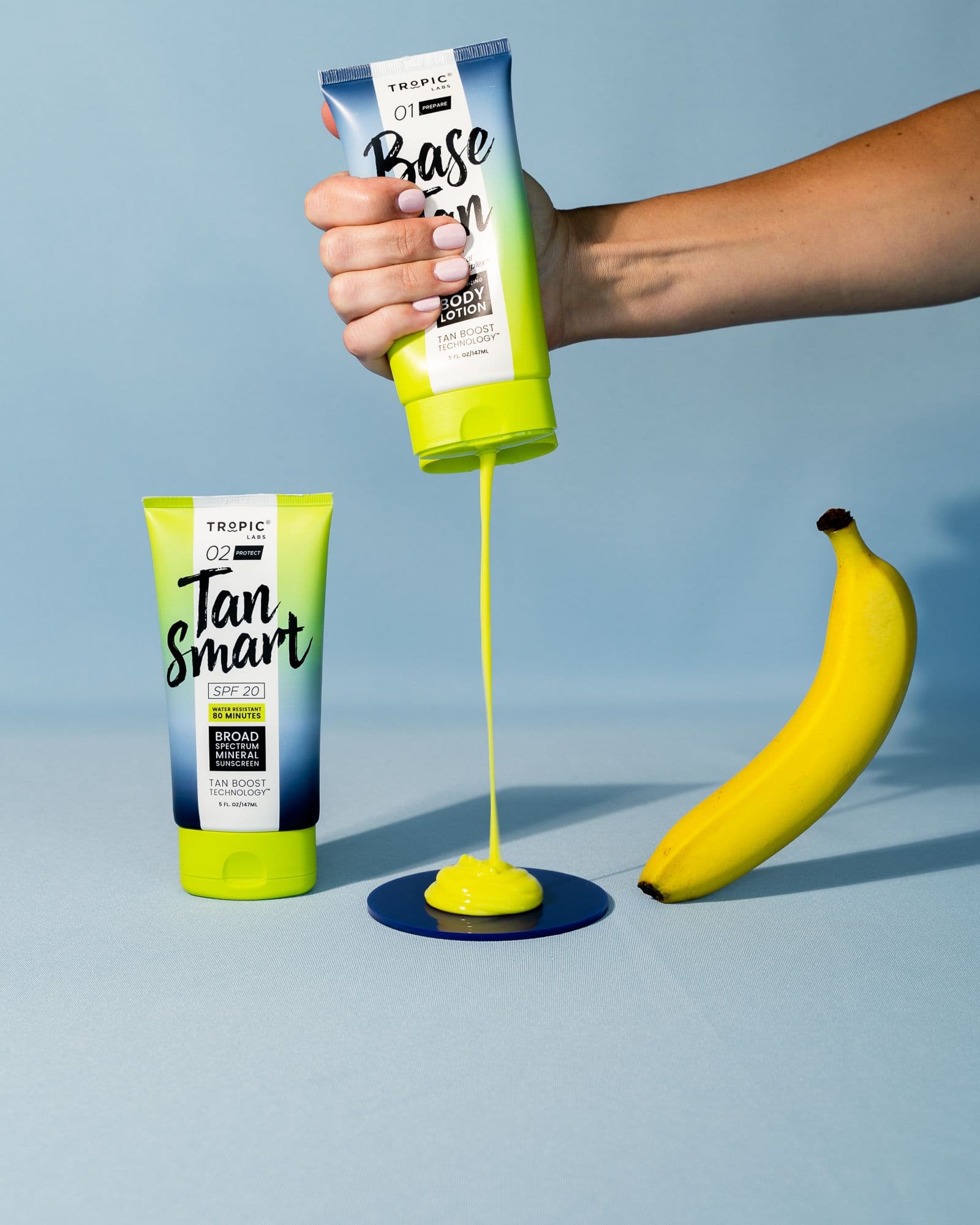 Fresh bold content creation for suncare products