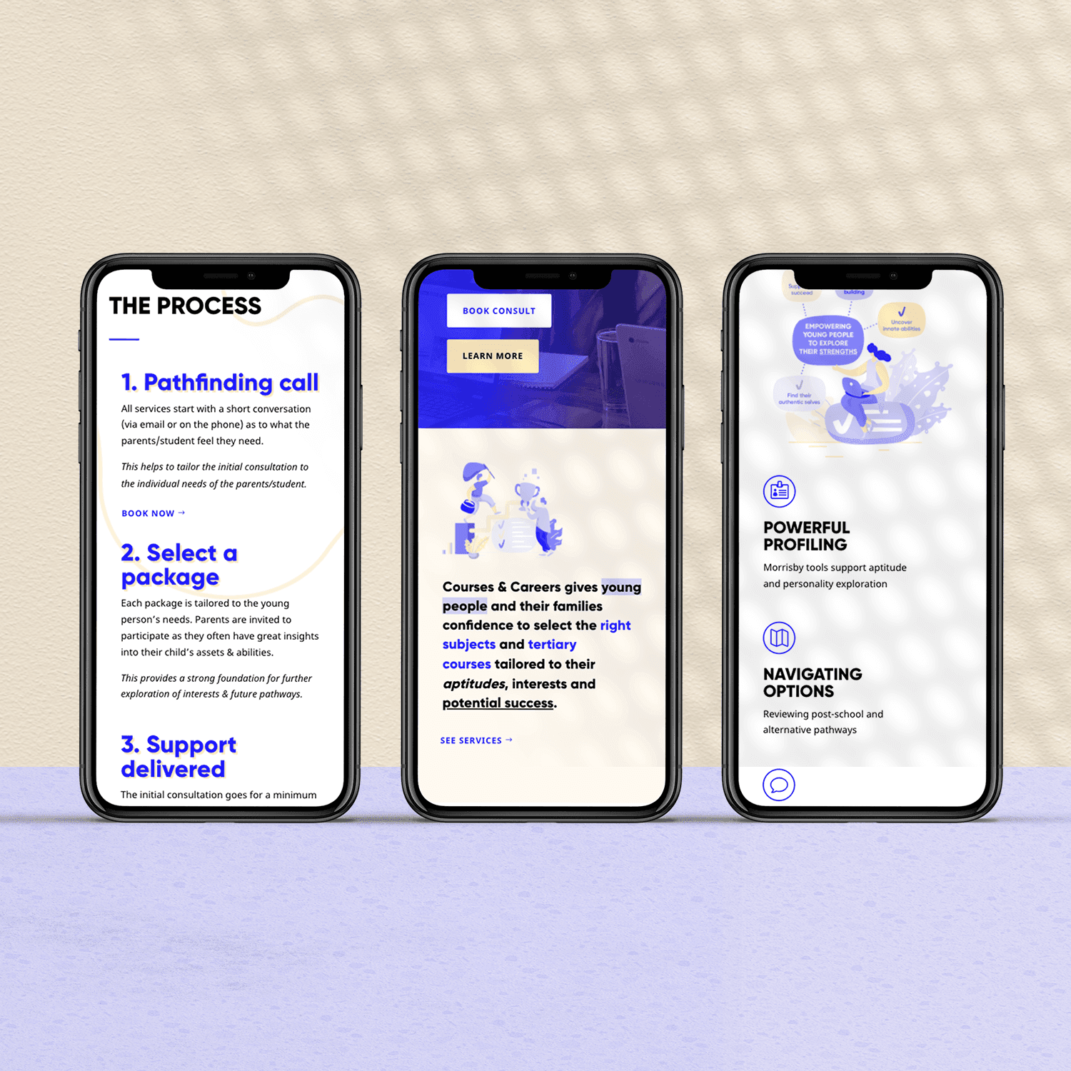 Branding & website design for Melbourne Careers Counsellor