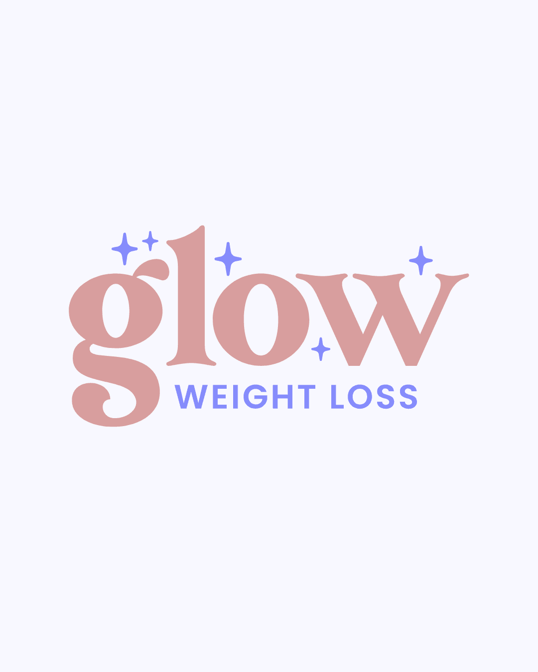 eCommerce brand identity & packaging for US health brand Glow Weight Loss