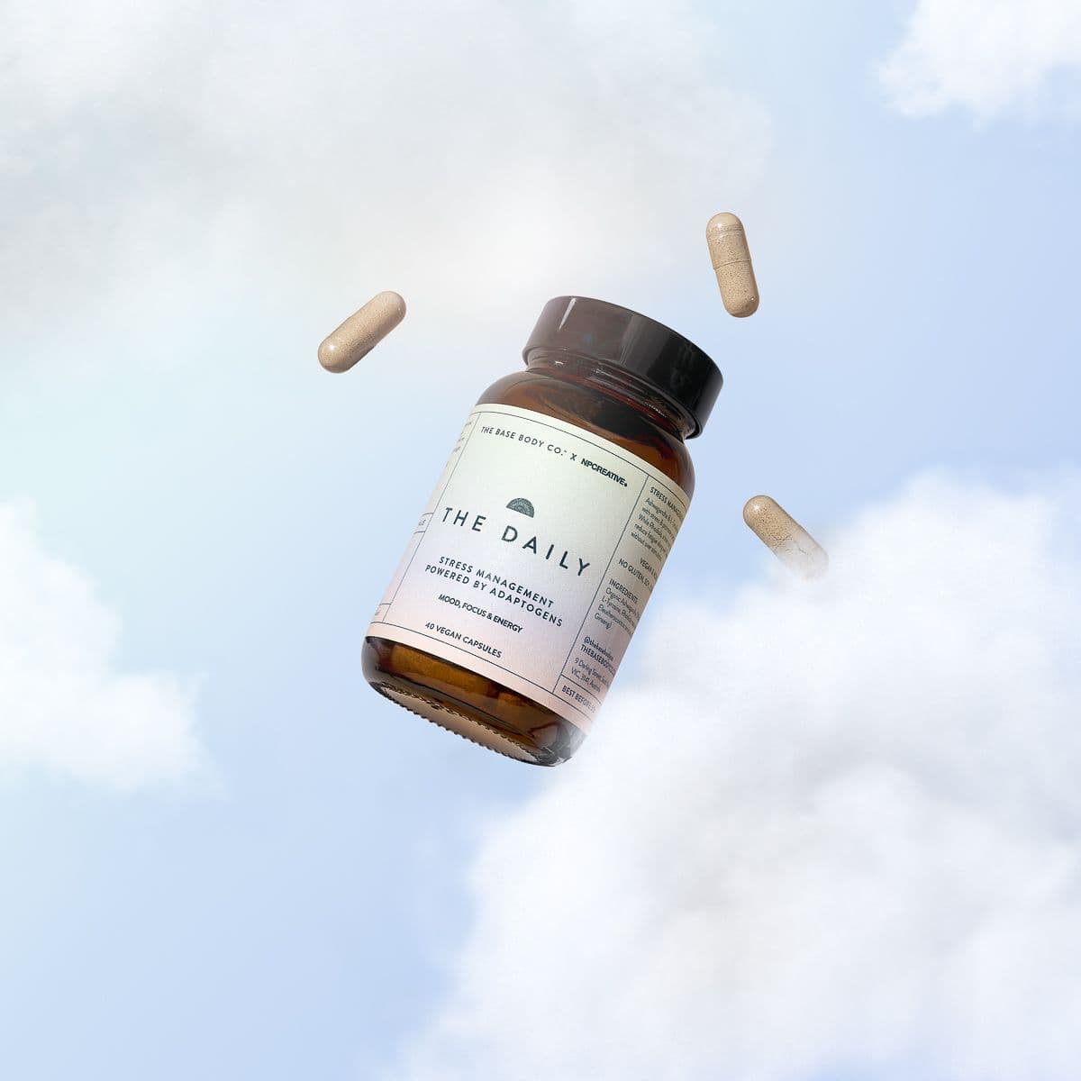 Product photography for nutritional brand The Base Body Co