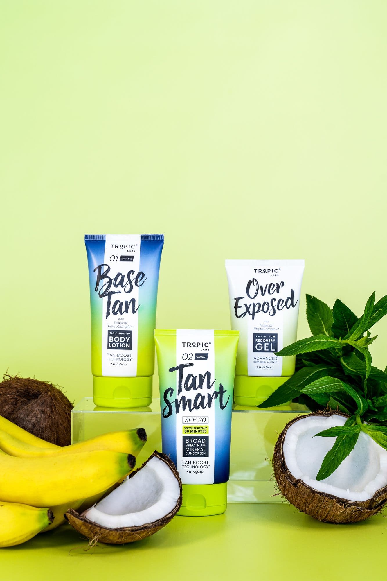 Fresh bold content creation for suncare products