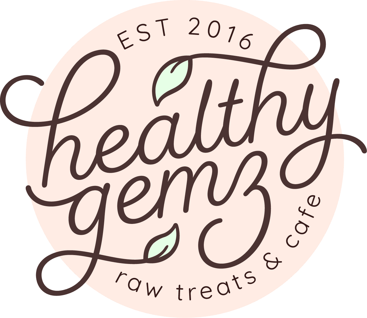 Logo design for raw treats & health food cafe
