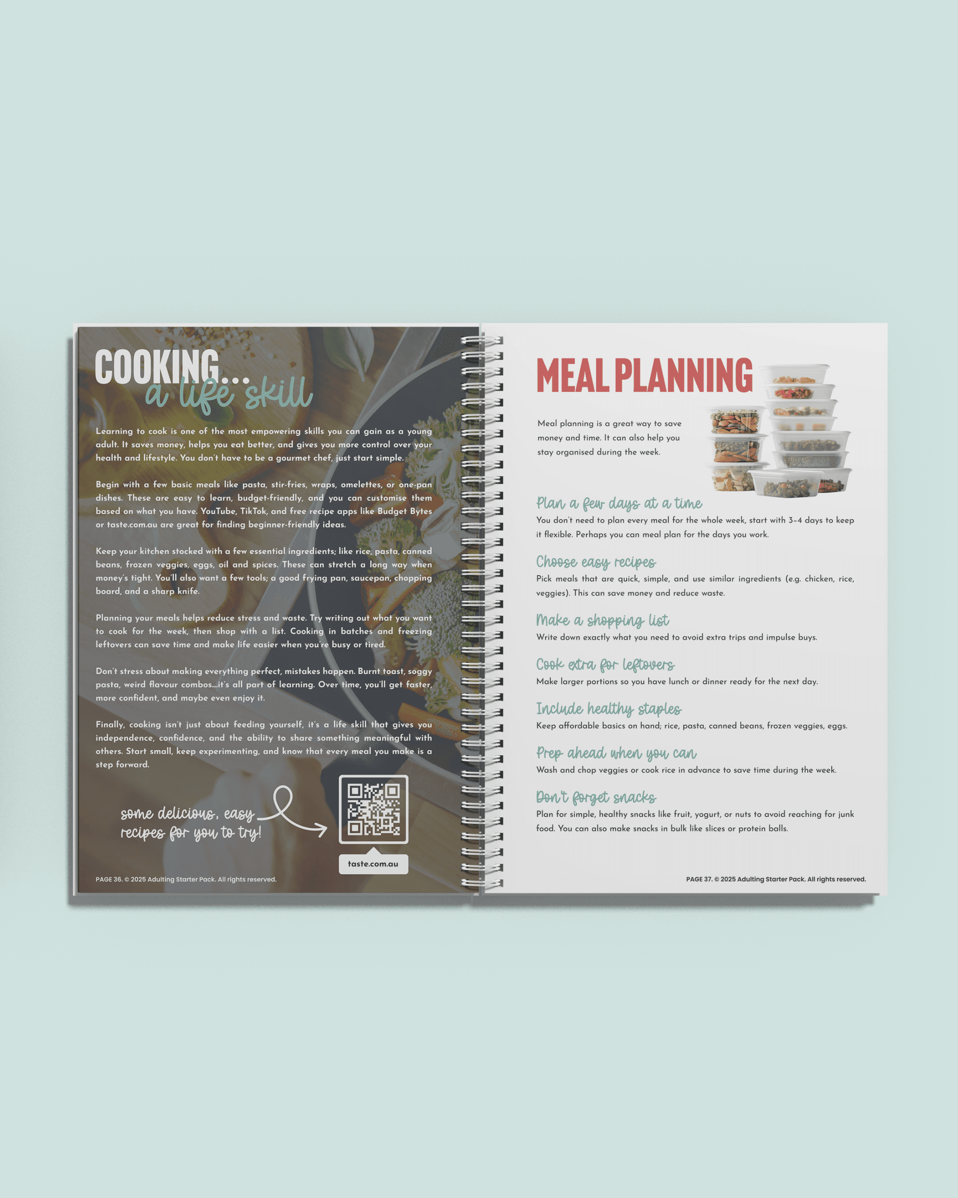 Smart Shopify & Klaviyo setup for life-skills guide brand Adulting Starter Pack