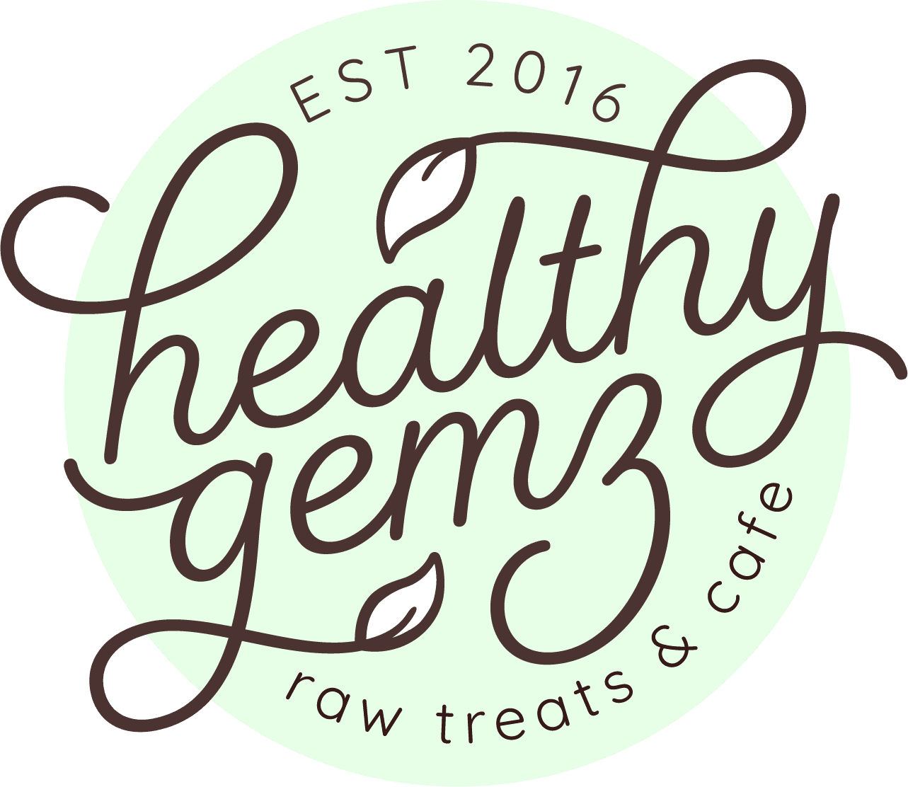 Logo design for raw treats & health food cafe