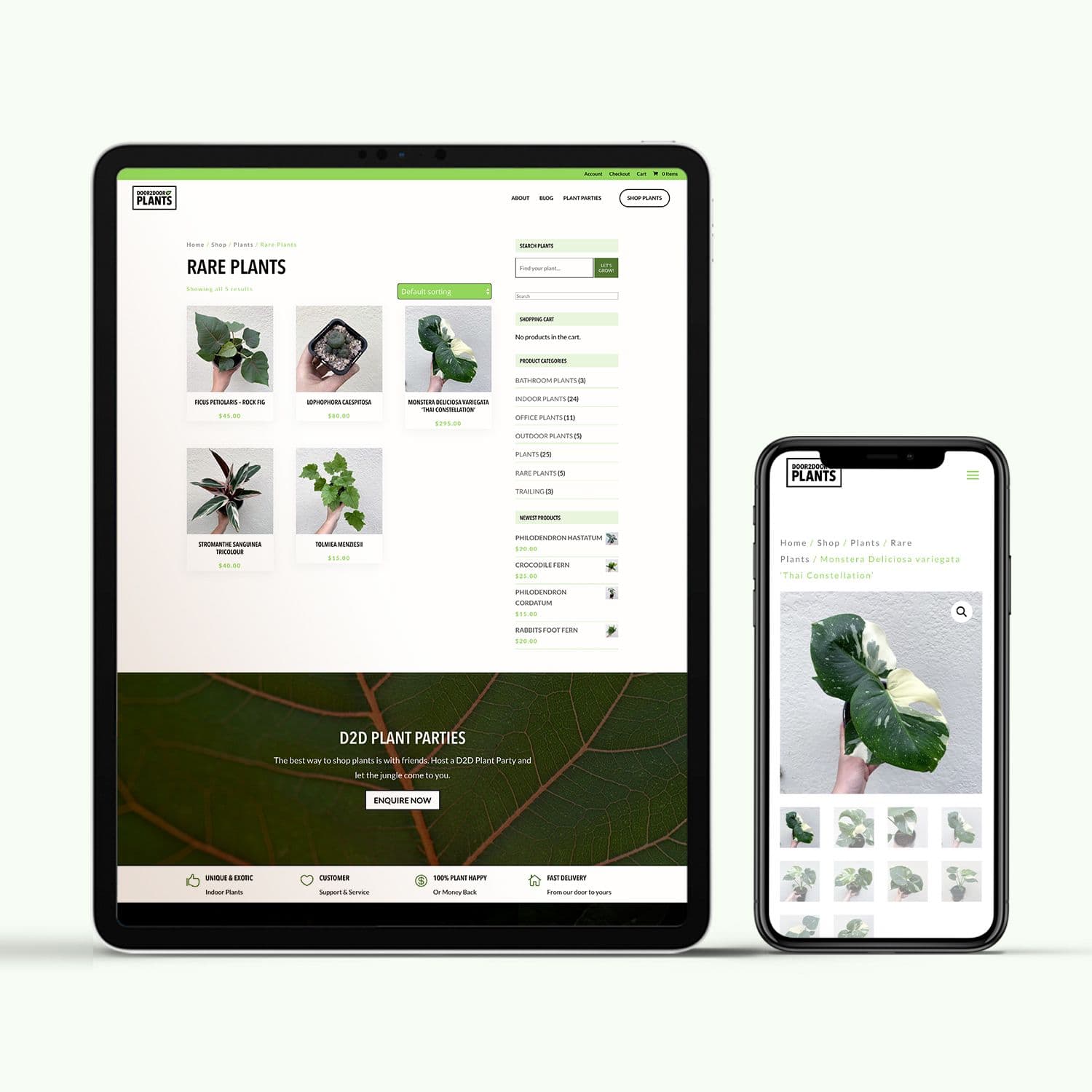 Growing an eCommerce boutique plant brand