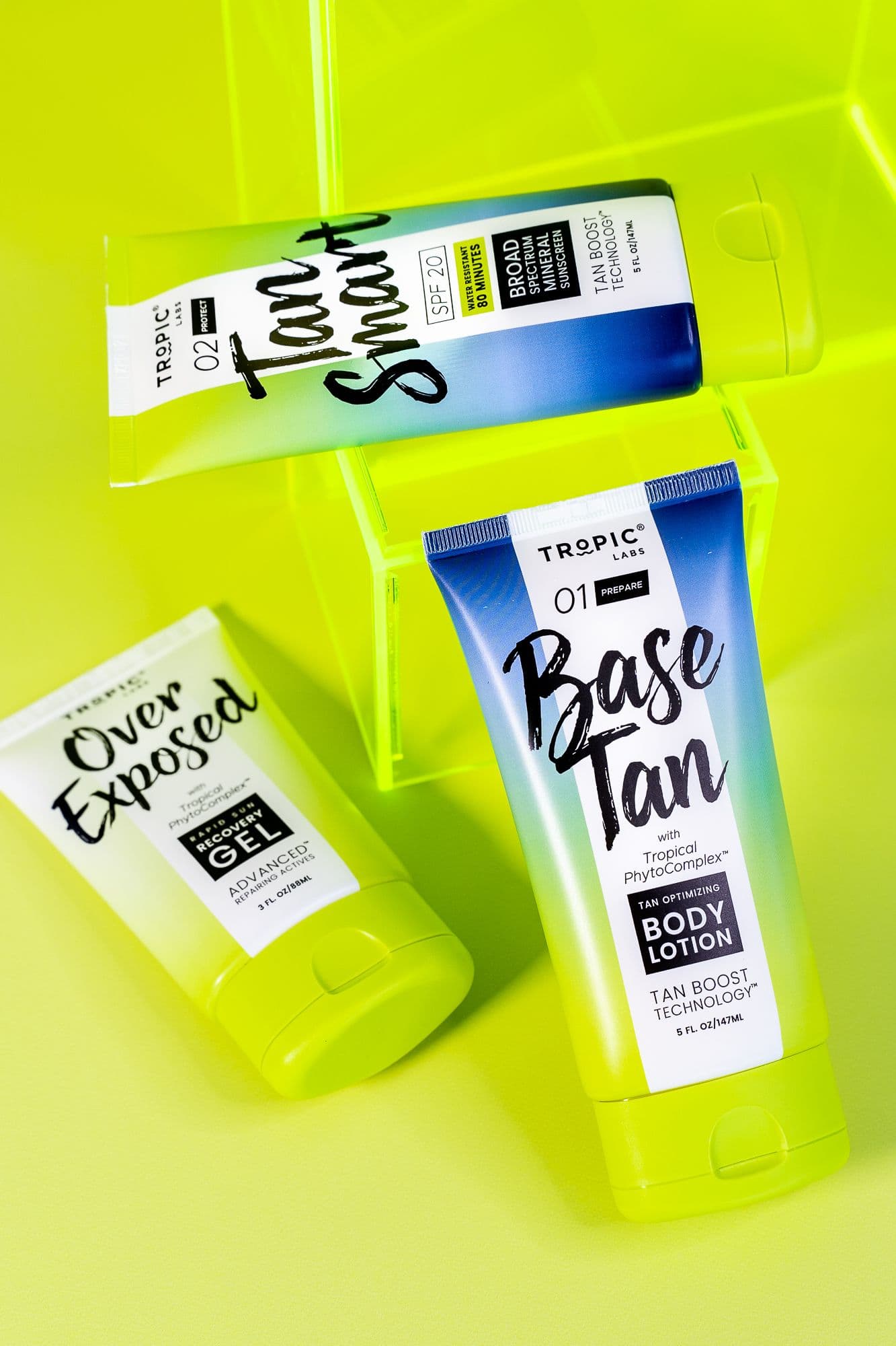 Fresh bold content creation for suncare products