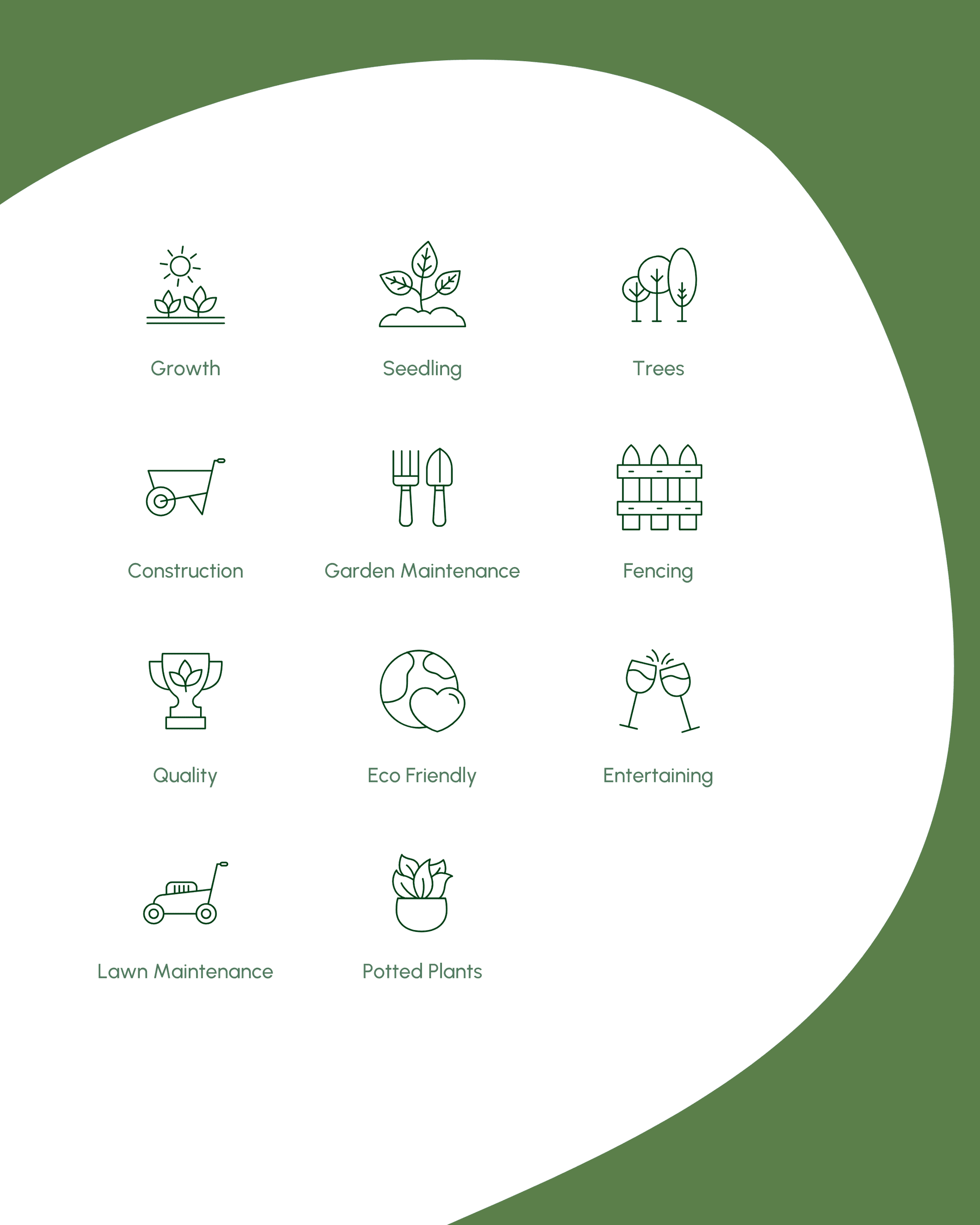 Brand identity for online landscape design service YARD Culture