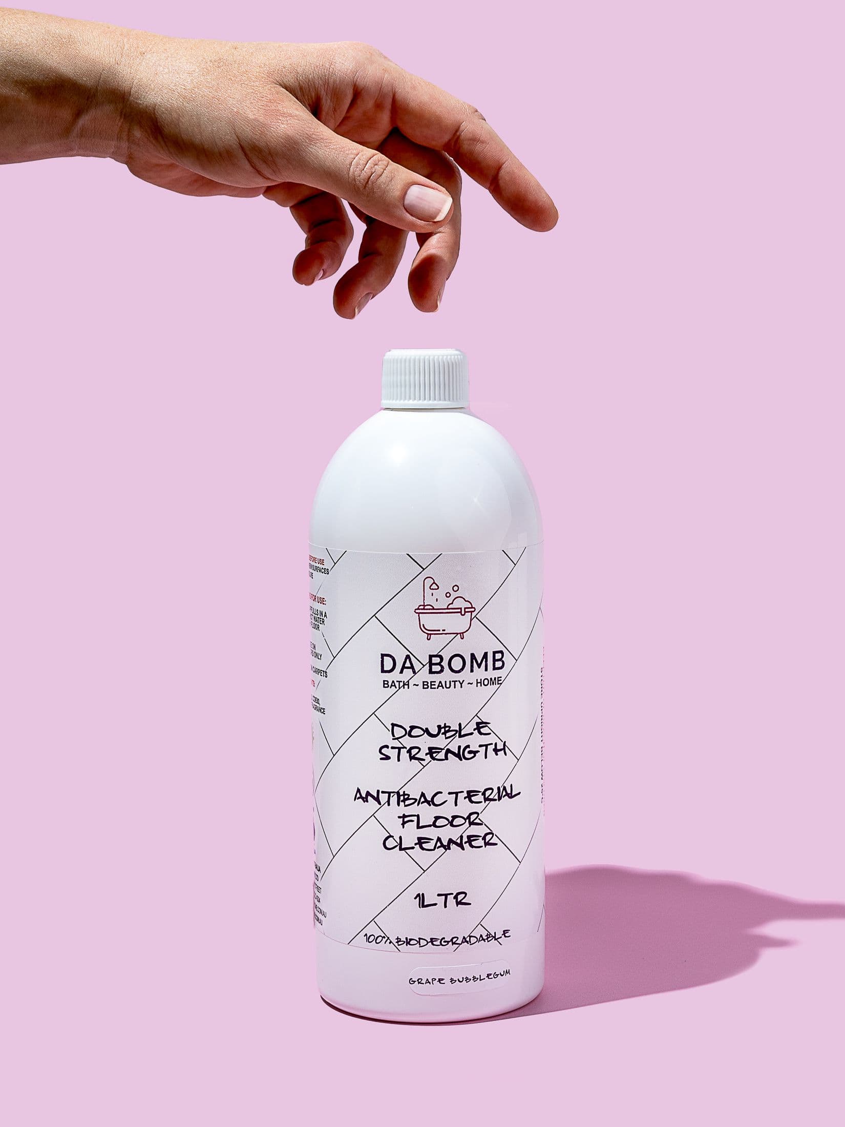 Product photography for bath & beauty brand Da Bomb