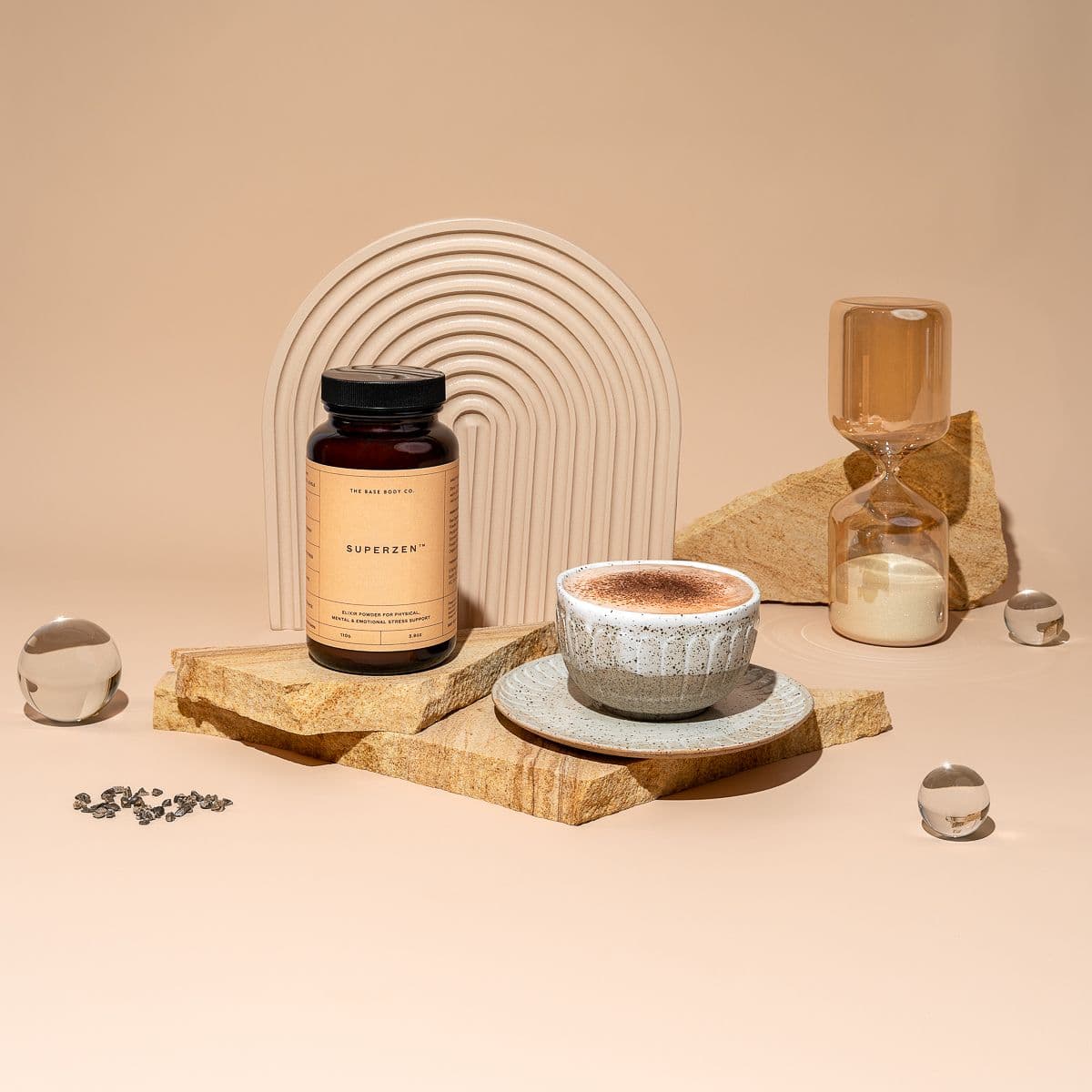 Product photography for nutritional brand The Base Body Co