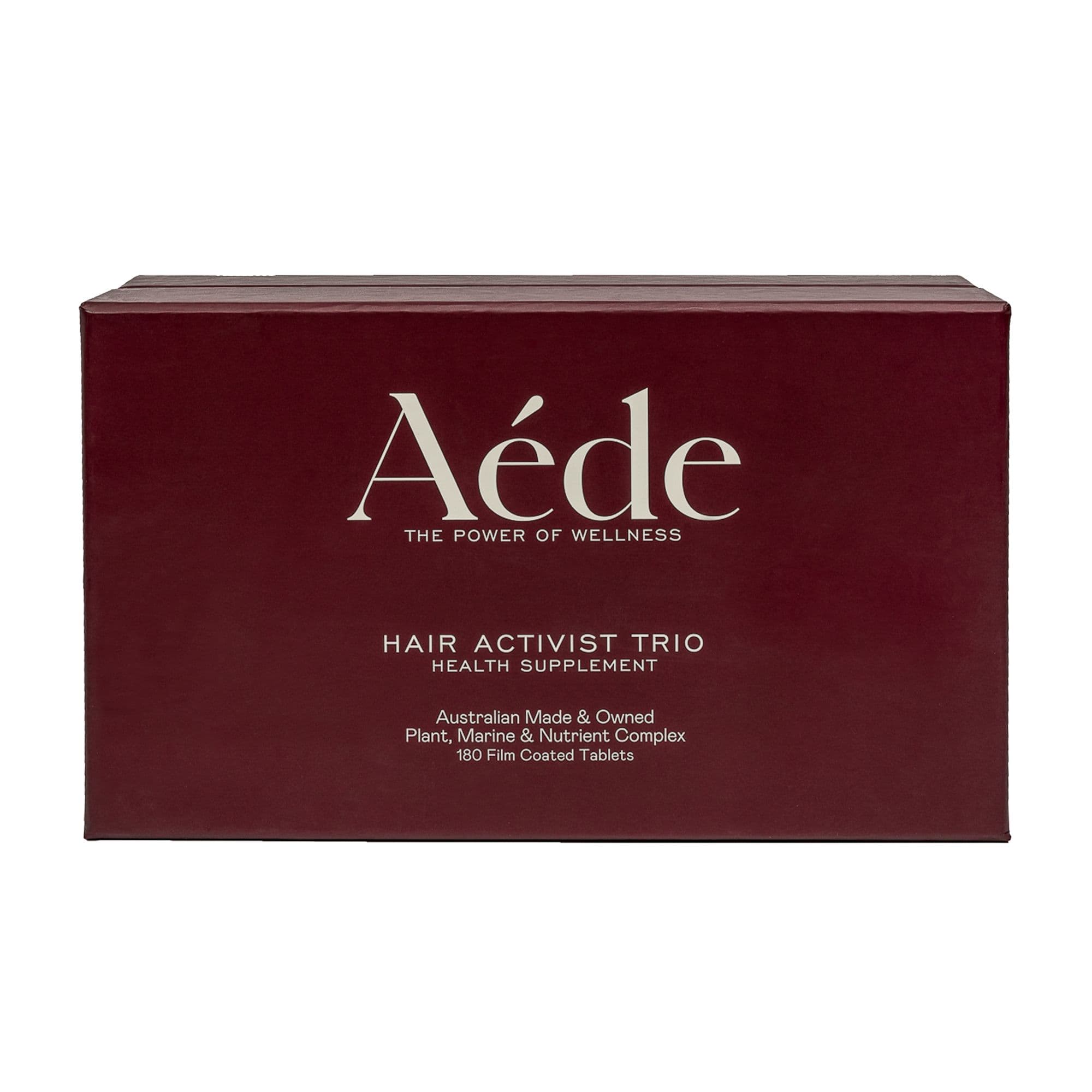 Product photography for hair supplement AÉDE