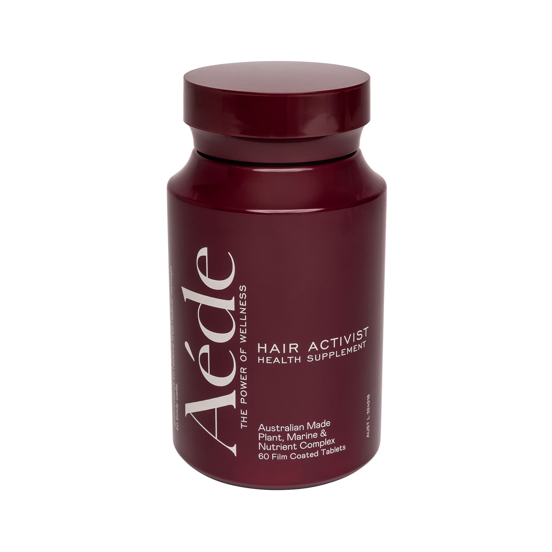 Product photography for hair supplement AÉDE