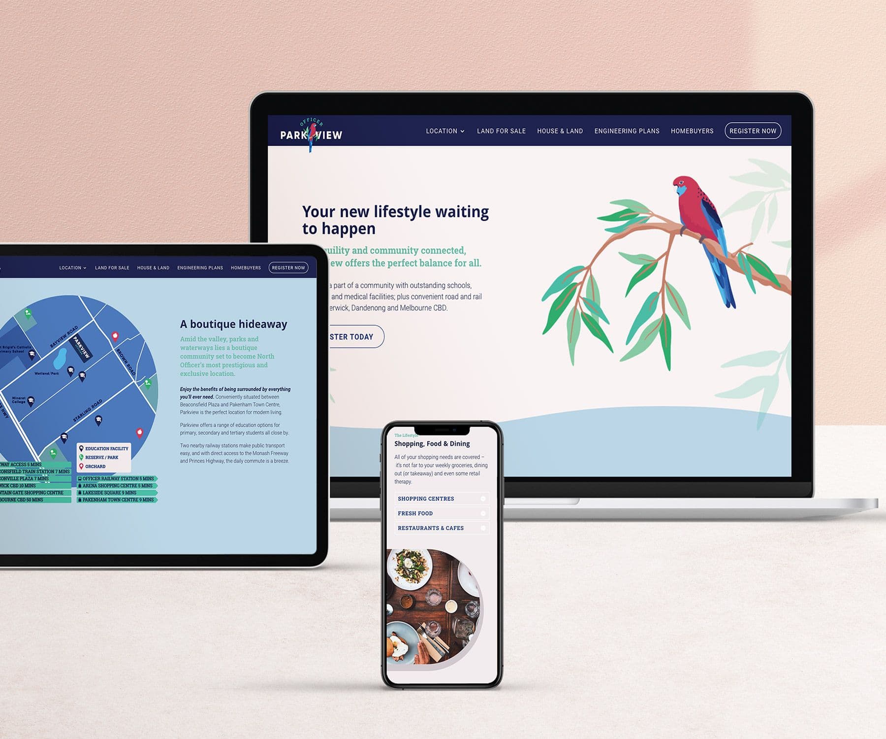 Branding & website for Melbourne land release