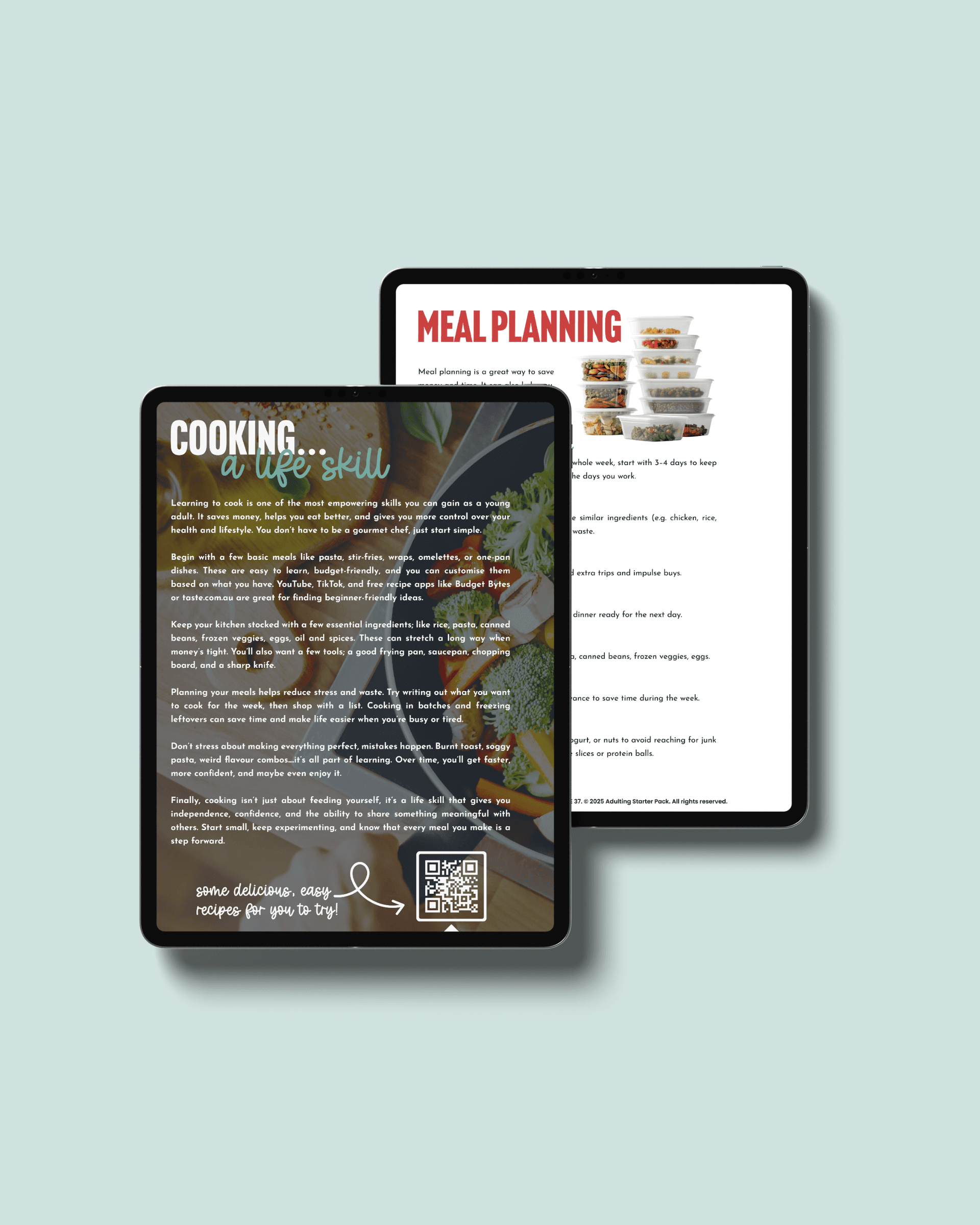 Smart Shopify & Klaviyo setup for life-skills guide brand Adulting Starter Pack