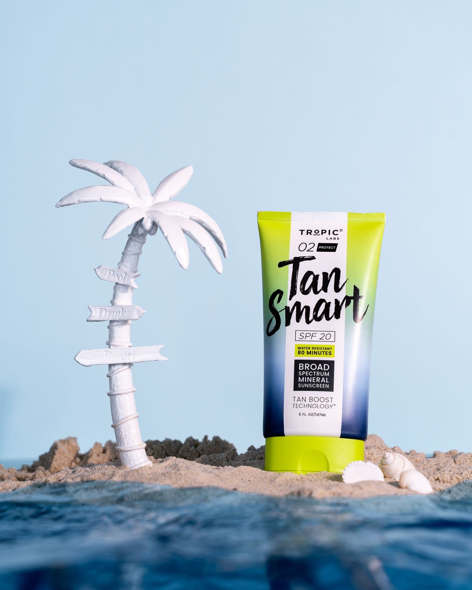 Fresh bold content creation for suncare products