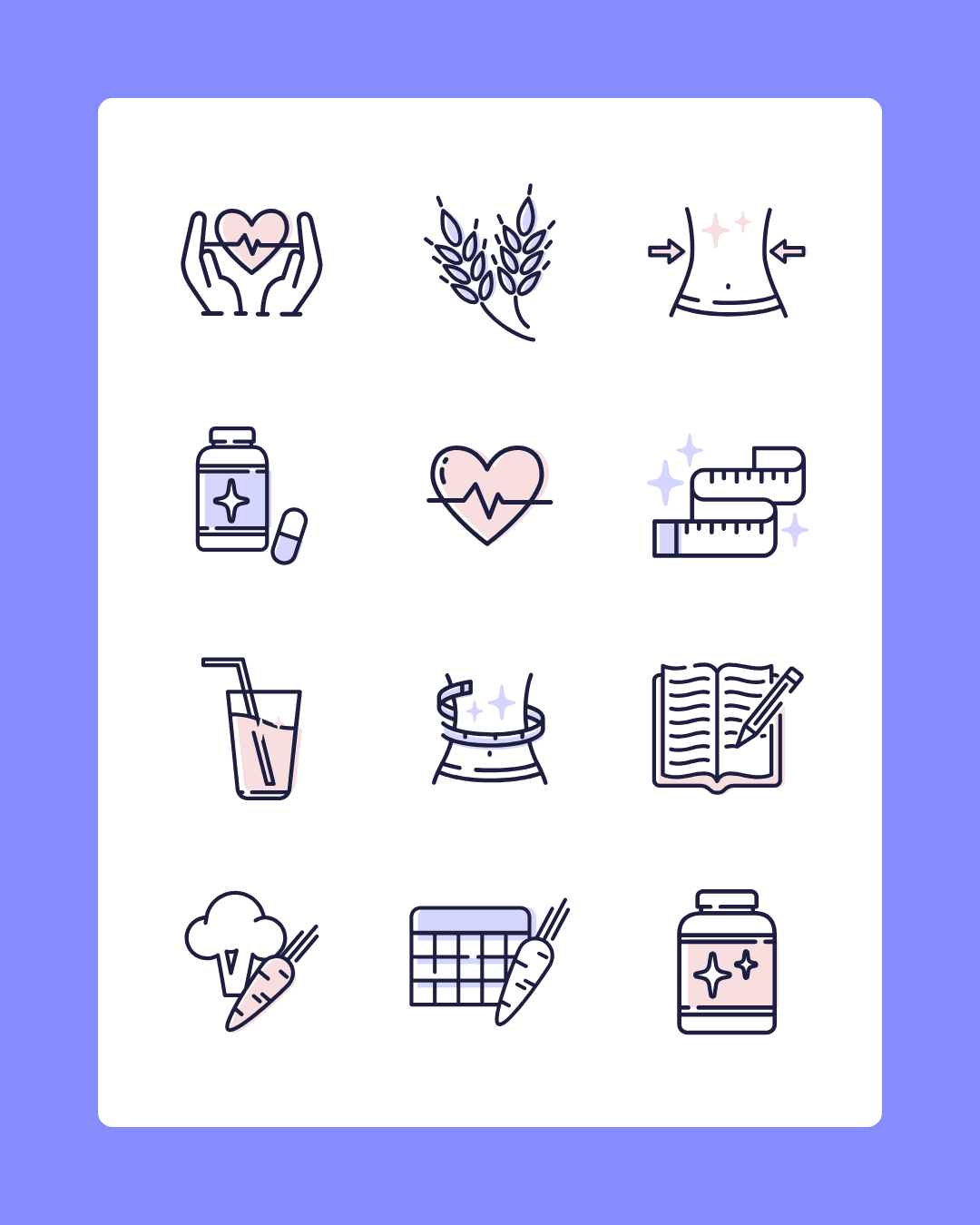 eCommerce brand identity & packaging for US health brand Glow Weight Loss