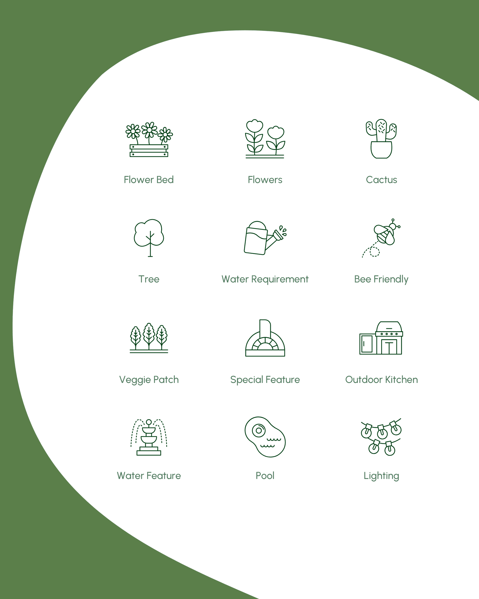 Brand identity for online landscape design service YARD Culture