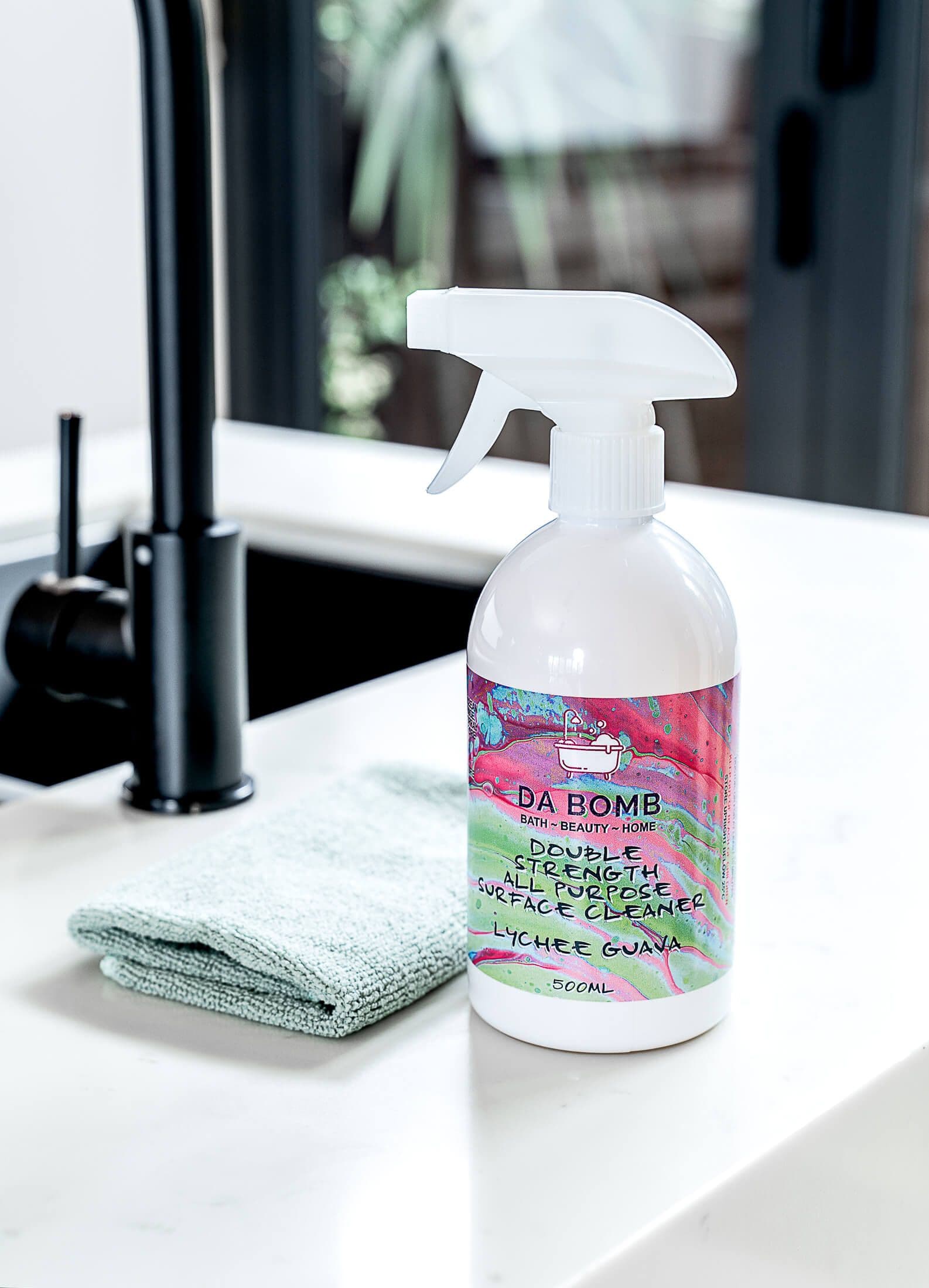 Product photography for bath & beauty brand Da Bomb