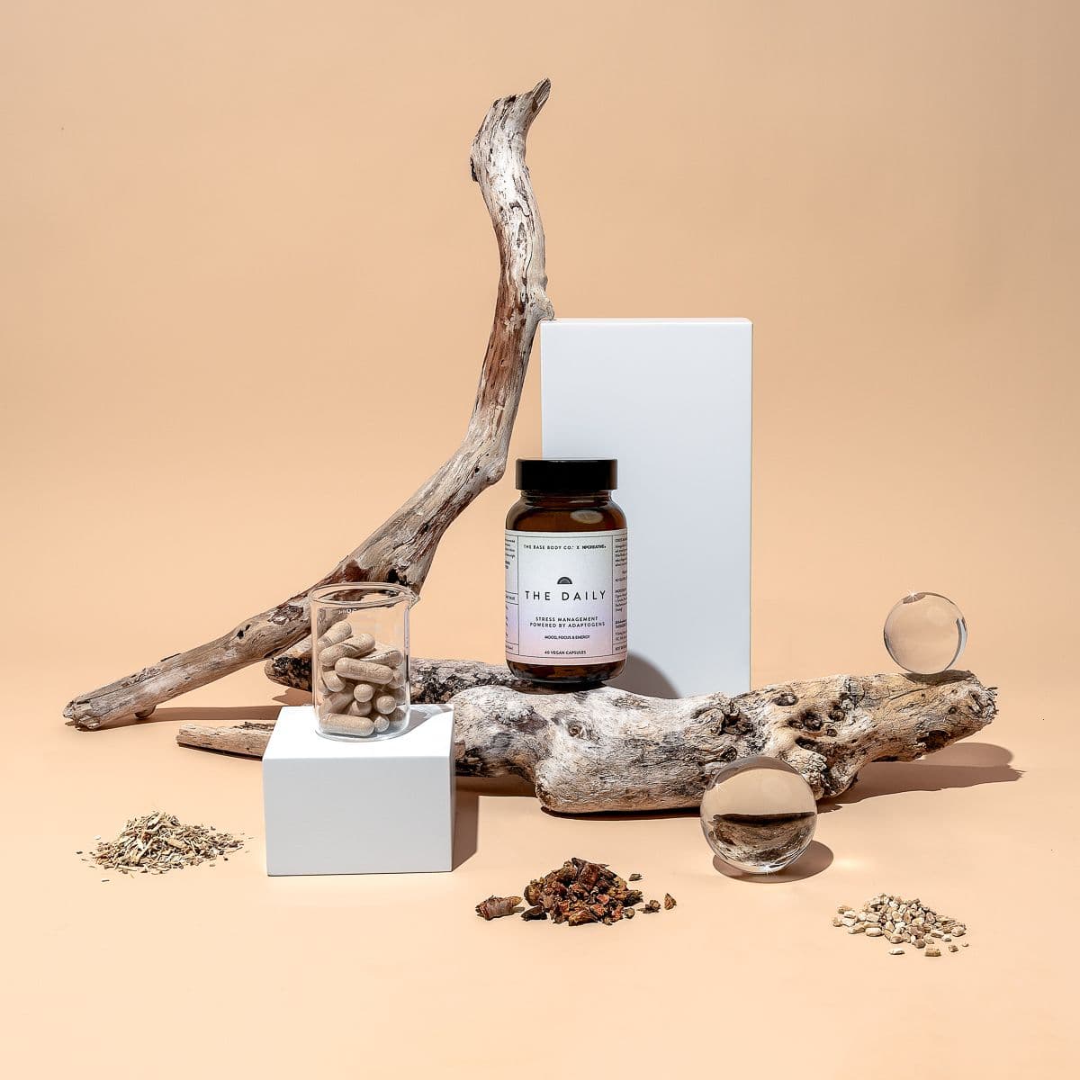 Product photography for nutritional brand The Base Body Co