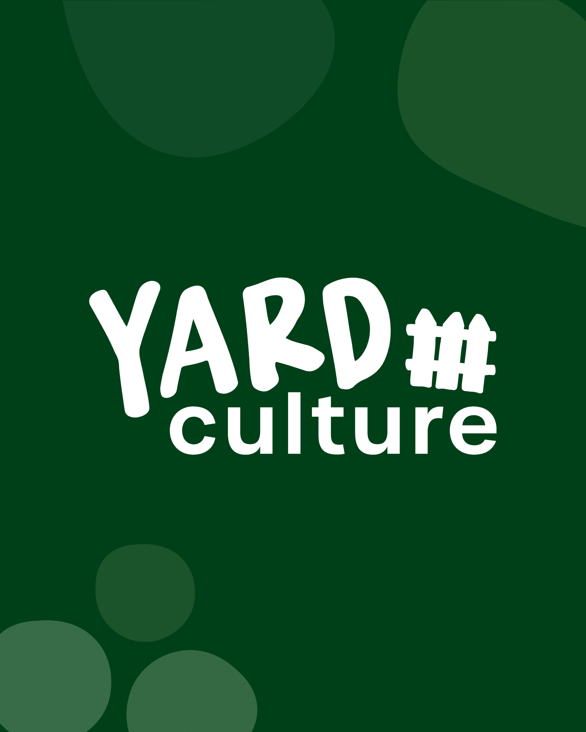 Brand identity for online landscape design service YARD Culture