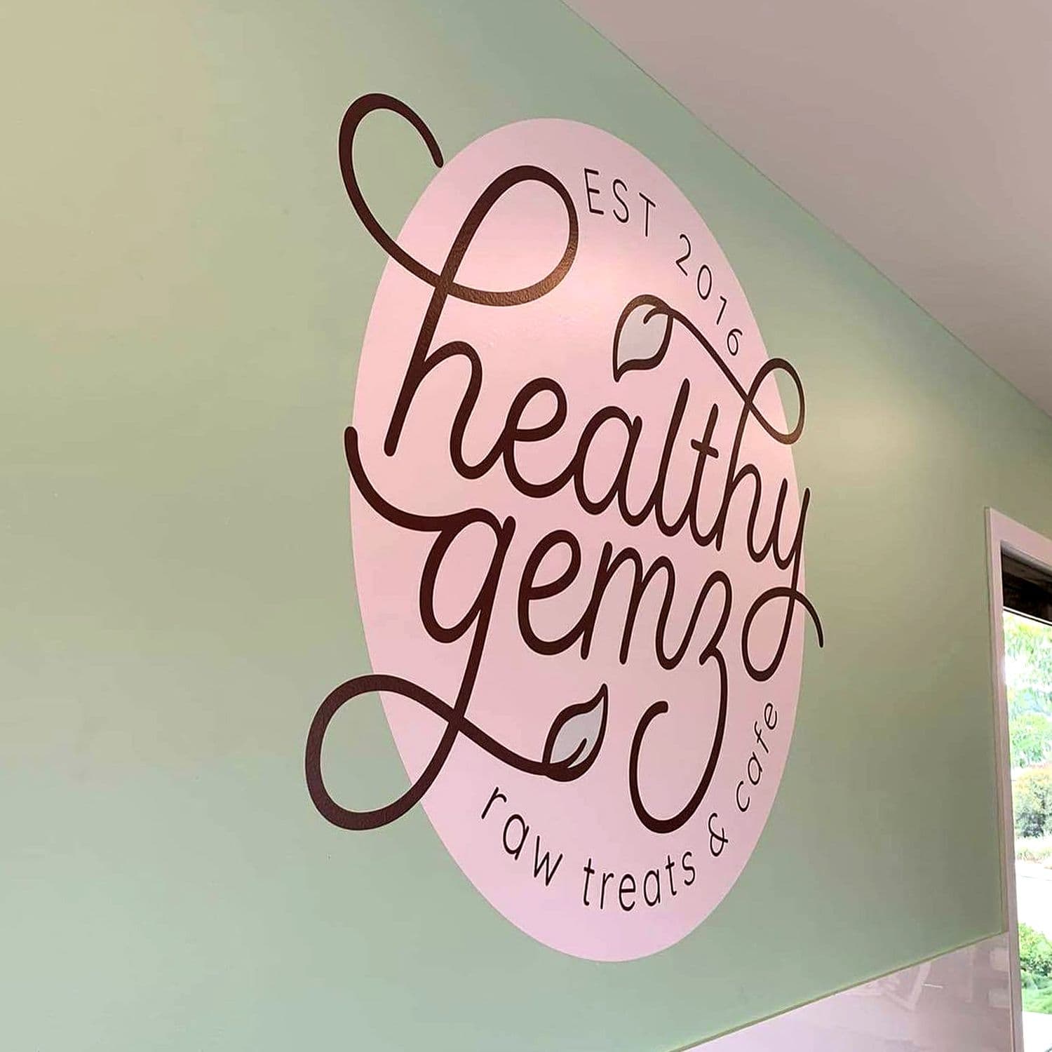 Logo design for raw treats & health food cafe