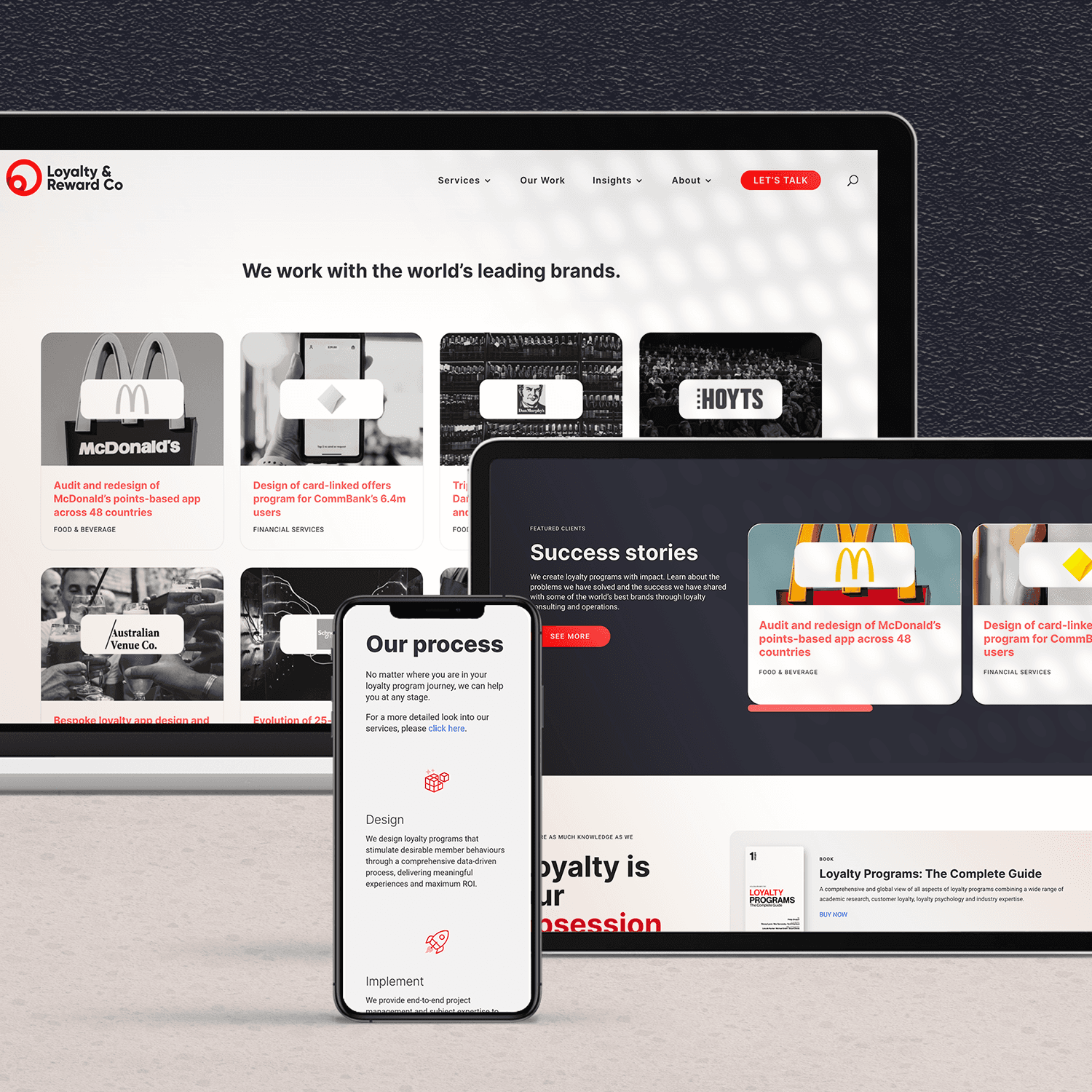 Website Design for leading Loyalty Consulting & Strategy brand