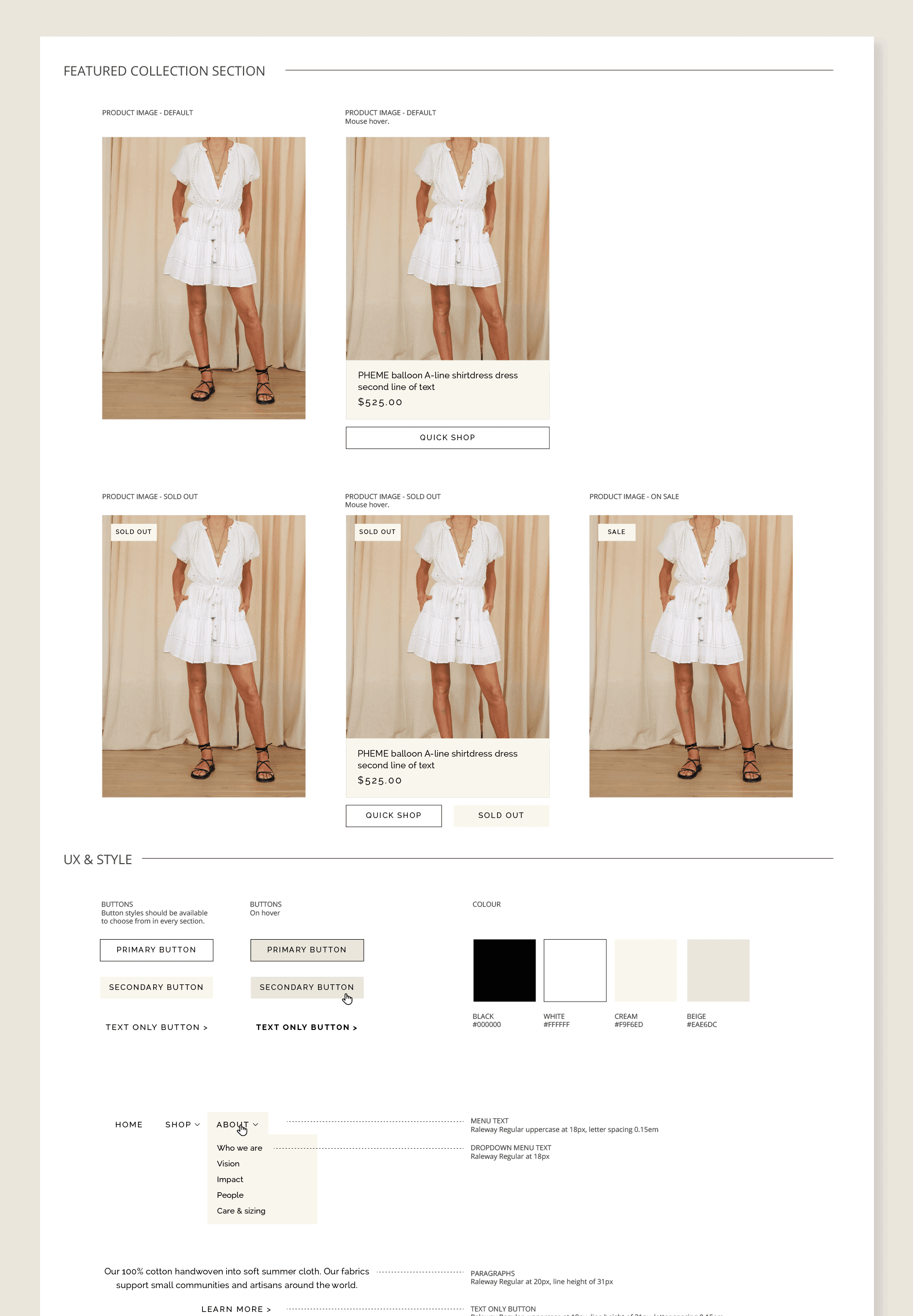 Custom Shopify theme for sustainable fashion brand ILIO NEMA