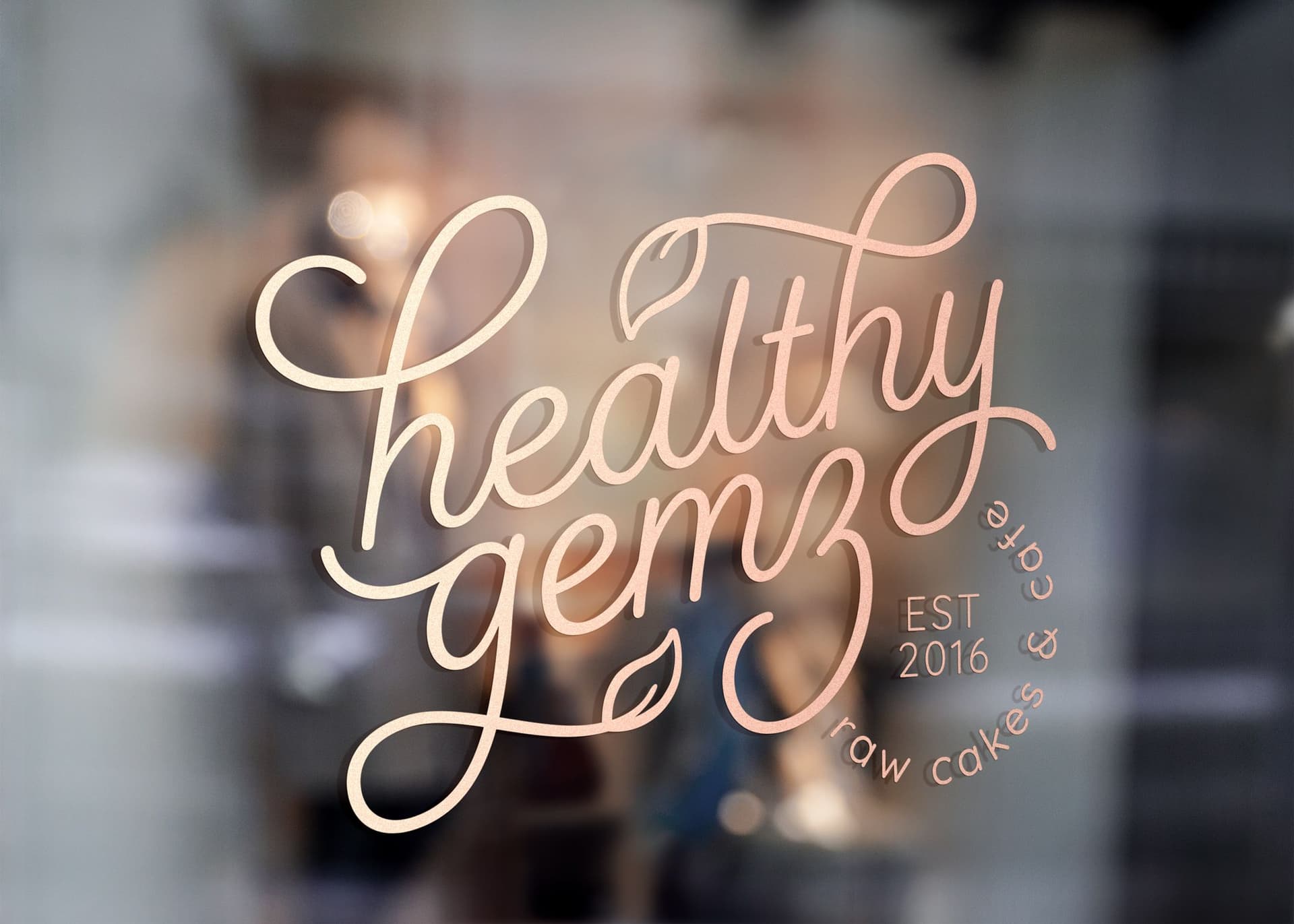 Logo design for raw treats & health food cafe